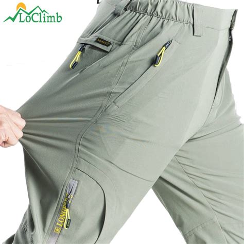 Stretch Hiking Pants Men Summer Quick Dry Trousers Mens Mountain