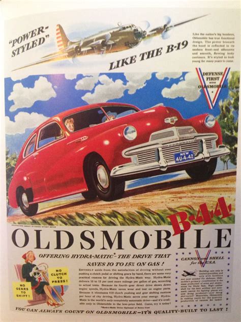 1940s Oldsmobile Ad Oldsmobile Classy Cars Car Illustration