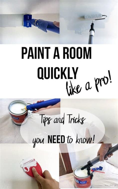 How To Paint A Room Quickly Tips And Tricks Room Paint Diy House Paint Painting Walls Tips