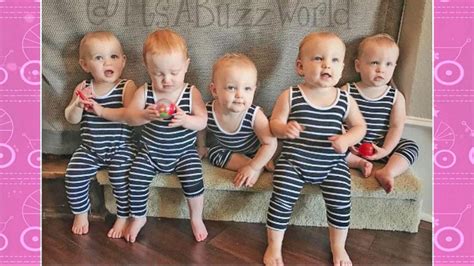 Americas First All Female Quintuplets Visit On Gma Video Abc News