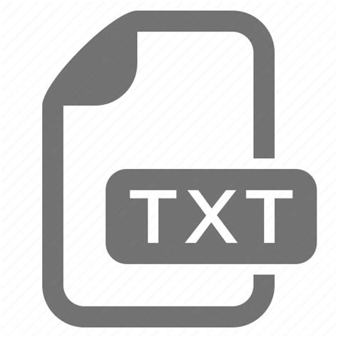 Document Extension File Format Notepad Text Txt Icon