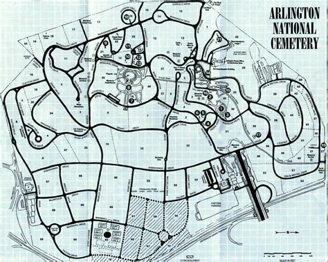 Map Of Arlington National Cemetery