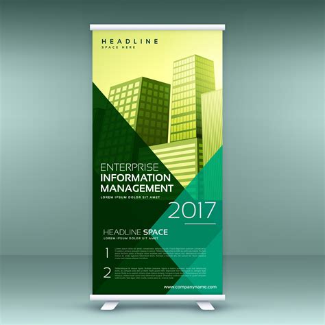 standee design in trendy color style roll up template - Download Free Vector Art, Stock Graphics ...