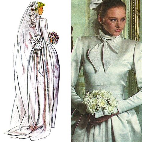 Christian Dior Wedding Dress Vintage C 1979 Vogue Paris Original