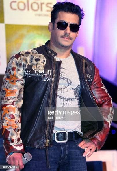 Bollywood Actor Salman Khan Smiles During A Press Conference In