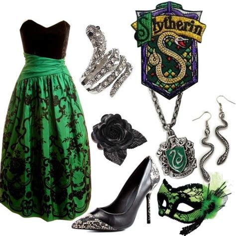 Slytherin Masquerade Harry Potter Outfits Slytherin Fashion Harry