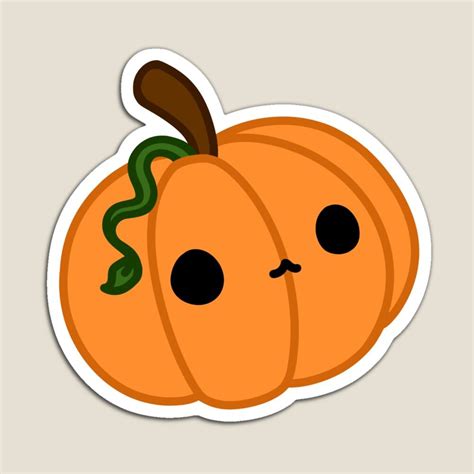 Cute Jack O Lantern Pumpkin Fall Sticker By Rosemaryrabbits Cute