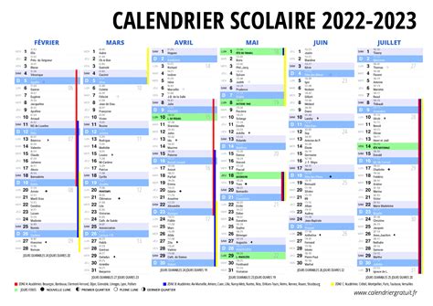 Calendrier Vacances Scolaires 2023 Get Calendar 2023 Update