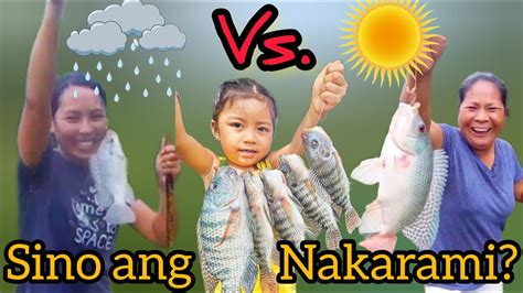 Sino Ang Nakarami Masayang Pamimingwit Ng Tilapia Sa Fishpond