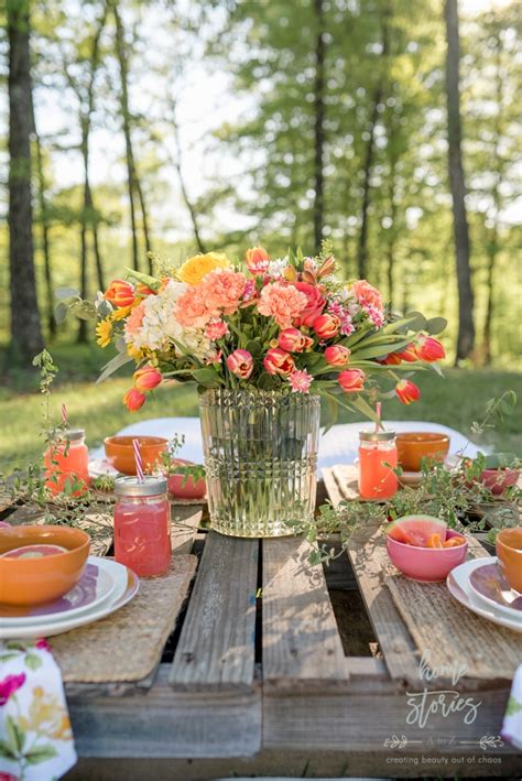 Any element with a unique id attribute can be used as a summary for a table in this way. Beautiful & Chic Boho Outdoor Table Setting