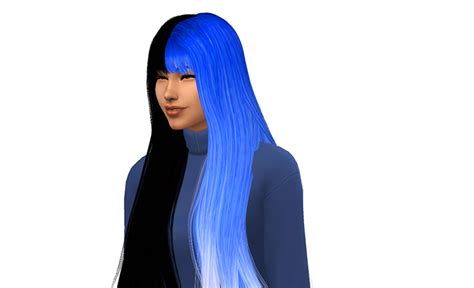 Sims 4 Split Dye Hair Cc Male