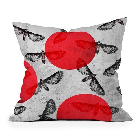 Moths Ii Throw Pillow Elisabeth Fredriksson