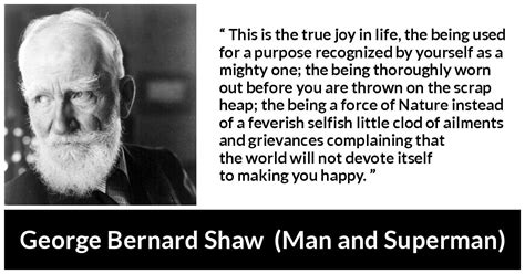 George Bernard Shaw Quotes Joy Of Life Wallpaper Image Photo