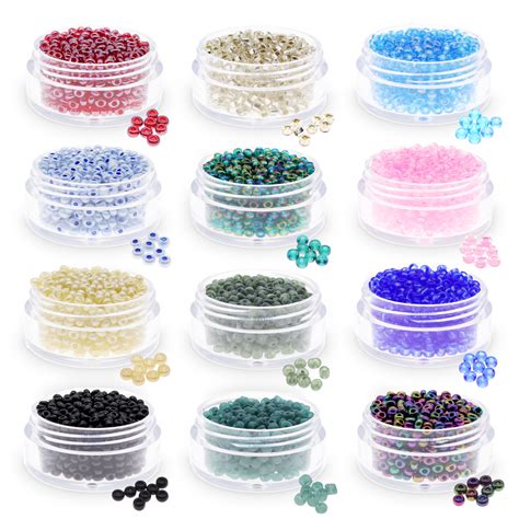 Schmuckherstellung 30 Gram Glass Seed Beads Various Colours And Sizes