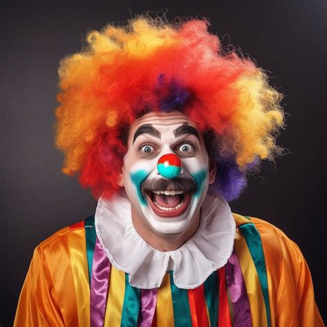 Premium Photo Photography Of A Clown Face Performer Character Face