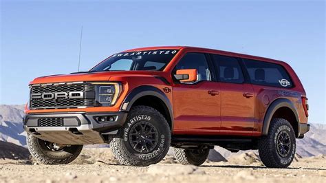 2021 Ford F 150 Raptor Suv Rendering Is Too Good For Production