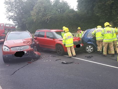 woman suffers serious injuries after three car crash near shrewsbury shropshire star