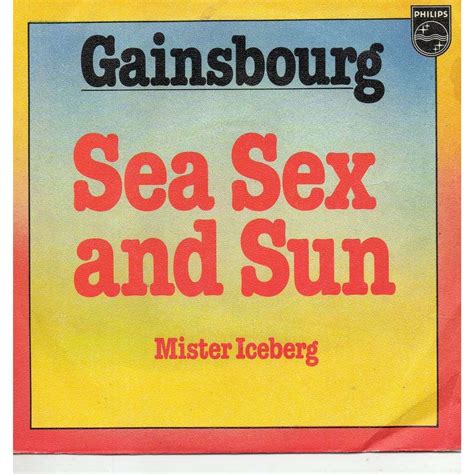 Sea Sex And Sun Mister Iceberg De Serge Gainsbourg Sp My Xxx Hot Girl
