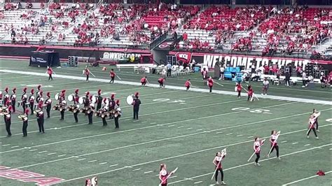 Wku Big Red Marching Band And Guard August 27th 2022 Youtube