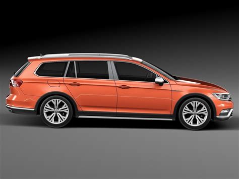 Volkswagen Passat Alltrack 2016 3D Model .max .obj .3ds ...