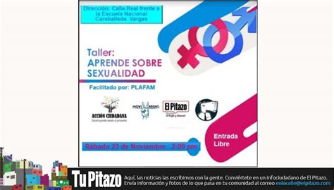 Dictarán taller gratuito sobre sexualidad para jóvenes en Caraballeda