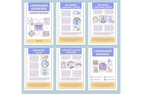 Foreign Language School Brochure In 2022 School Brochure Foreign