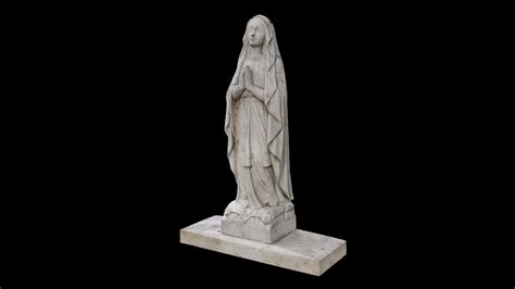 Statue Von Maria Magdalena 3d Modell Turbosquid 1790047