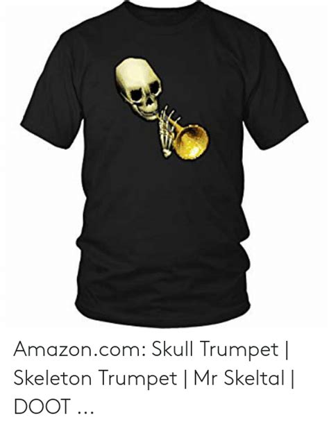 Amazoncom Skull Trumpet Skeleton Trumpet Mr Skeltal Doot Amazon