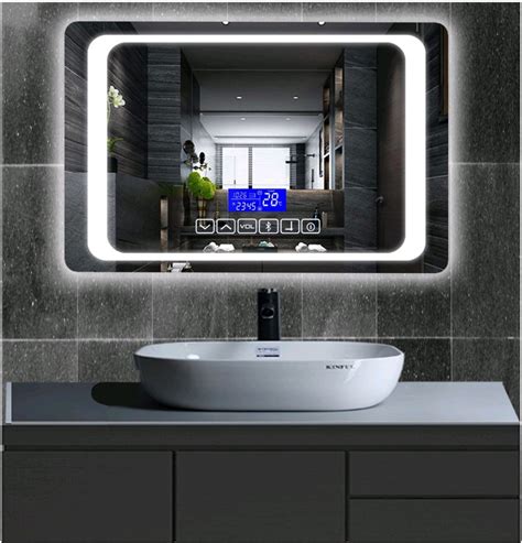 Retangle Smart Led Mirror Bathroom Mirror Household Mirror Explosion Proof Mirror Bluetooth