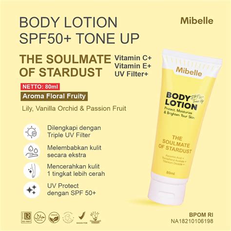 Jual Mirelle Collaboration Body Lotion SPF 50 80ml Shopee Indonesia