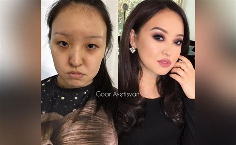Asian Face Before And After Makeup Saubhaya Makeup