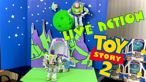 Live Action Toy Story 2 Buzz Fights Utility Belt Buzz Youtube
