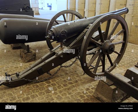 19th century Belgian 12cm cannon at the Royal Danish Arsenal Museum 