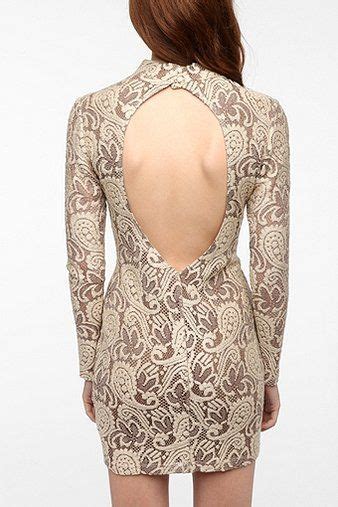 Pins And Needles Backless Lace Dress