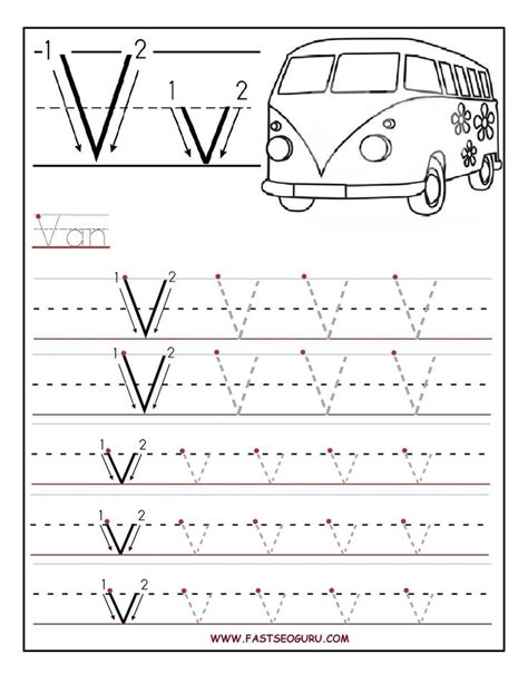 printable letter  tracing worksheets  preschool