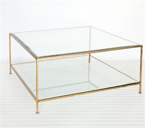 Come find the fold away tables you are looking for. Worlds Away Square Coffee Table with Beveled Glass ...