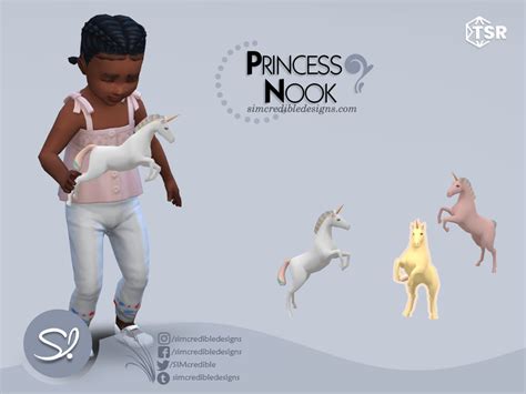 The Sims Resource Princess Nook Unicorn Toy