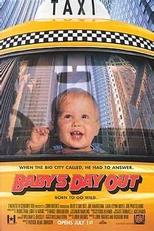 فيلم طفل خارج المنزل أو babys day out ، هو فيلم أمريكي كوميدي تم إنتاجه عام 1994من تأليف جون هيوز وريتشارد فين ومن إخراج باتريك جونسون. طفل خارج المنزل (فيلم) - ويكيبيديا