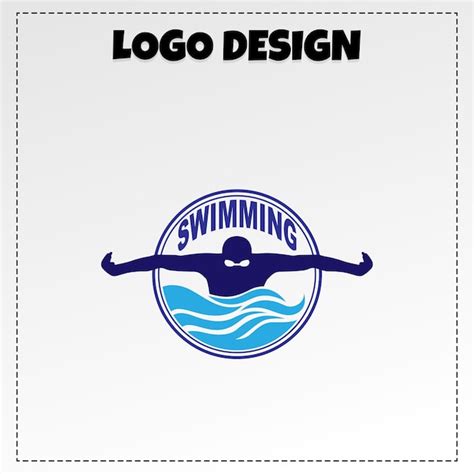 Premium Vector Swimming Team Logo Illustration Vector Design