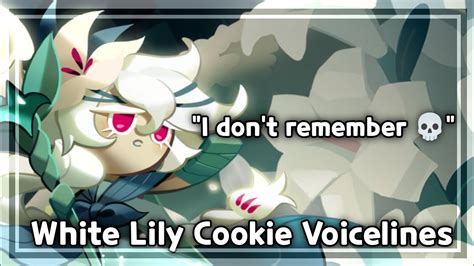 Leaks White Lily Cookies Voicelines Cookie Run Kingdom Youtube