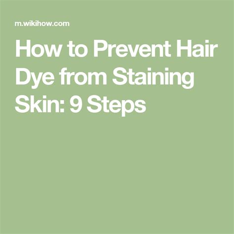 How to remove hair colour from skin. How to Prevent Hair Dye from Staining Skin | Dyed hair ...