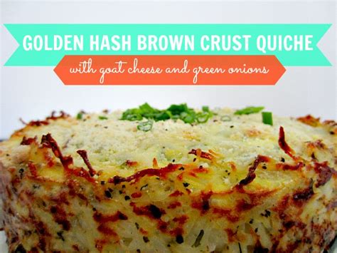 The Perfect Easter Brunch Hash Brown Crust Quiche With