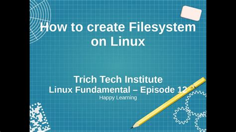 Episode12 How To Create Filesystem In Linux Youtube