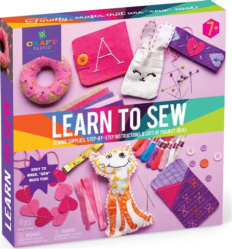 Craft Tastic Learn To Sew Kit Teaching Toys And Books