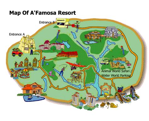 Guests enjoy the helpful staff. A Famosa Resort, Golf and Waterpark, Animal Safari ...