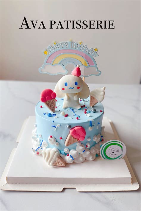 Free Delivery 🚚 Cinnamoroll Sanrio Cake Design 2 Food And Drinks