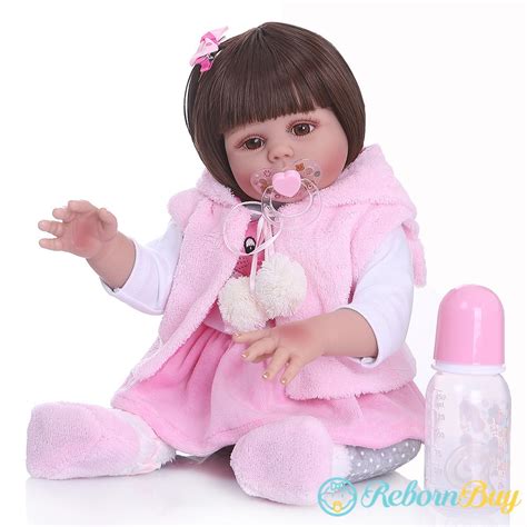 19 Inches Waterproof Silicone Baby Dollsfull Body Soft