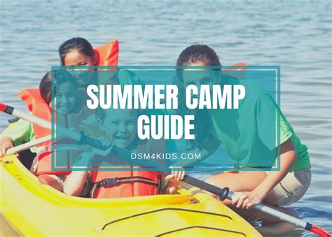 Summer Camp Guide Dsm4kids