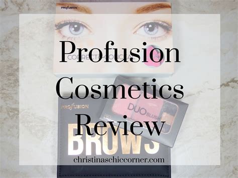 Profusion Cosmetics Review Cosmetics Reviews Christina