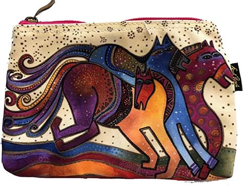 Laurel Burch Mythical Horses Cosmetic Purse Multicolored